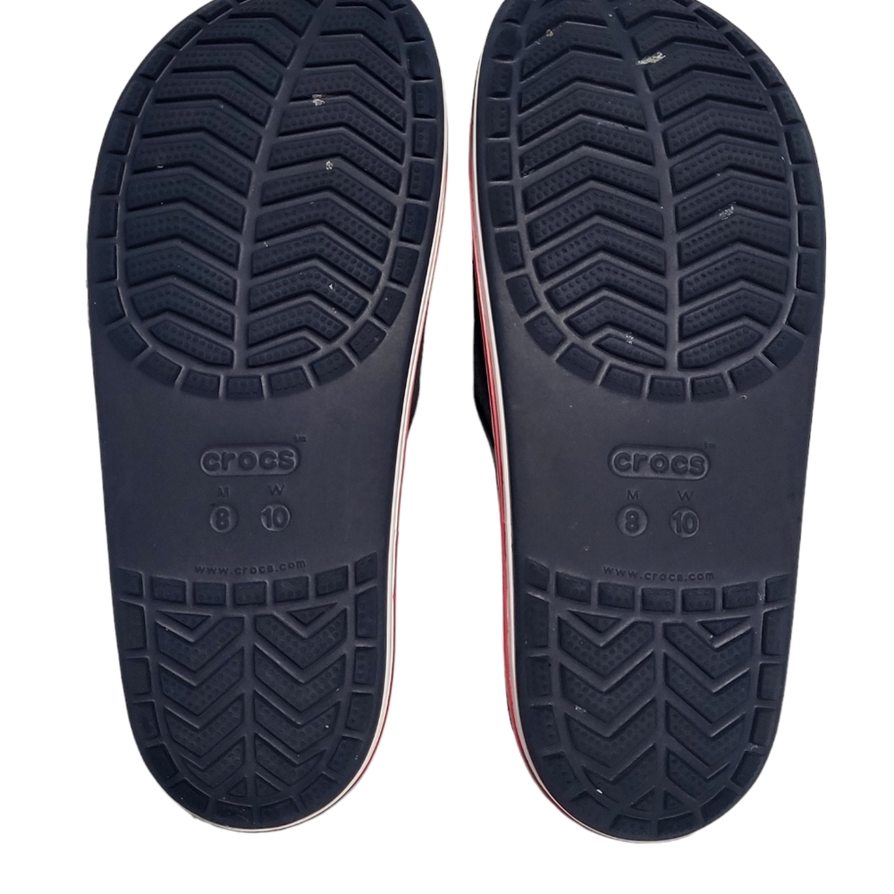 Crocs Unisex Sandal Bayaband Slide Size 8M/10F Blue Slip On Comfort Sandal. - Picture 8 of 8